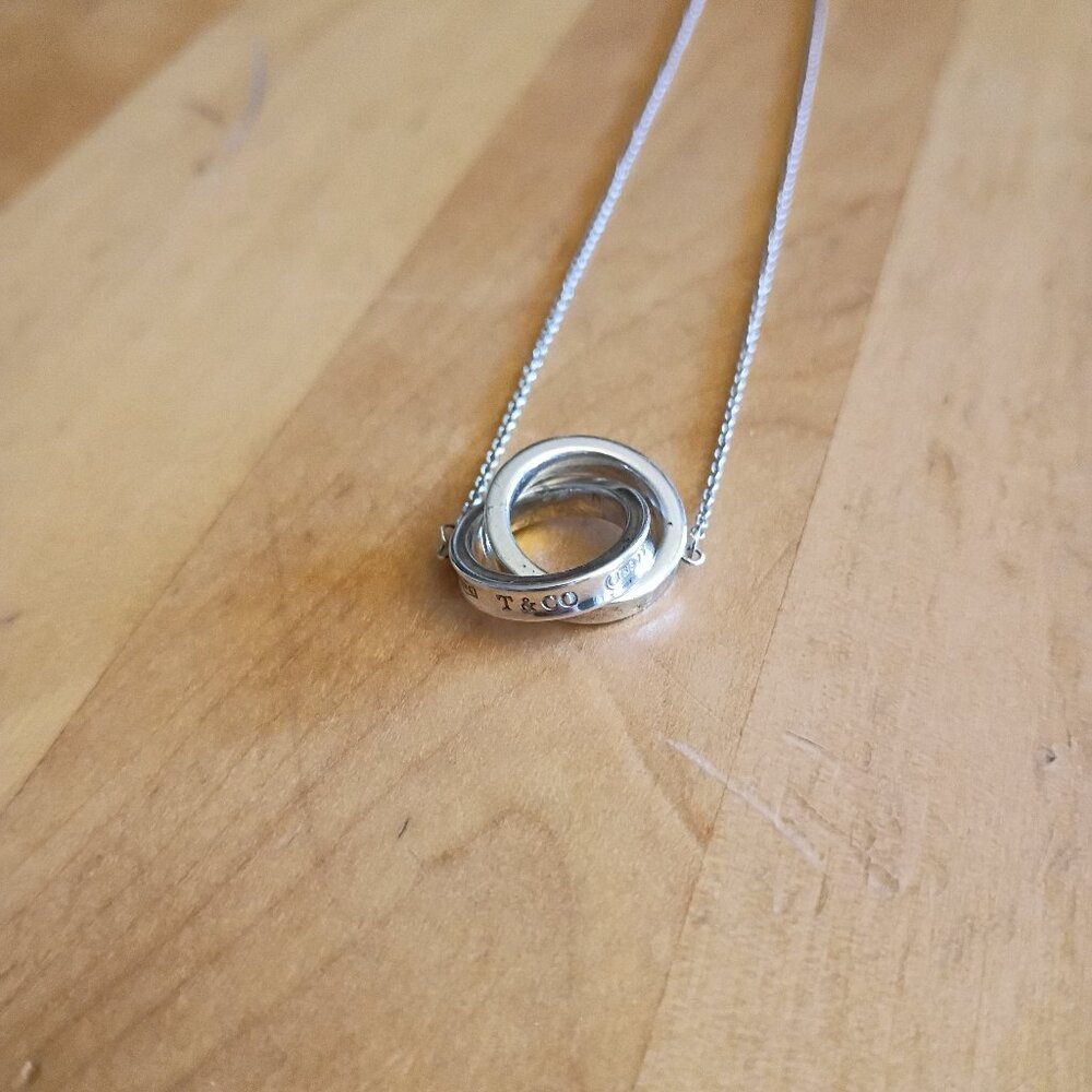 Tiffany and Co 1837 interlocking circles necklace